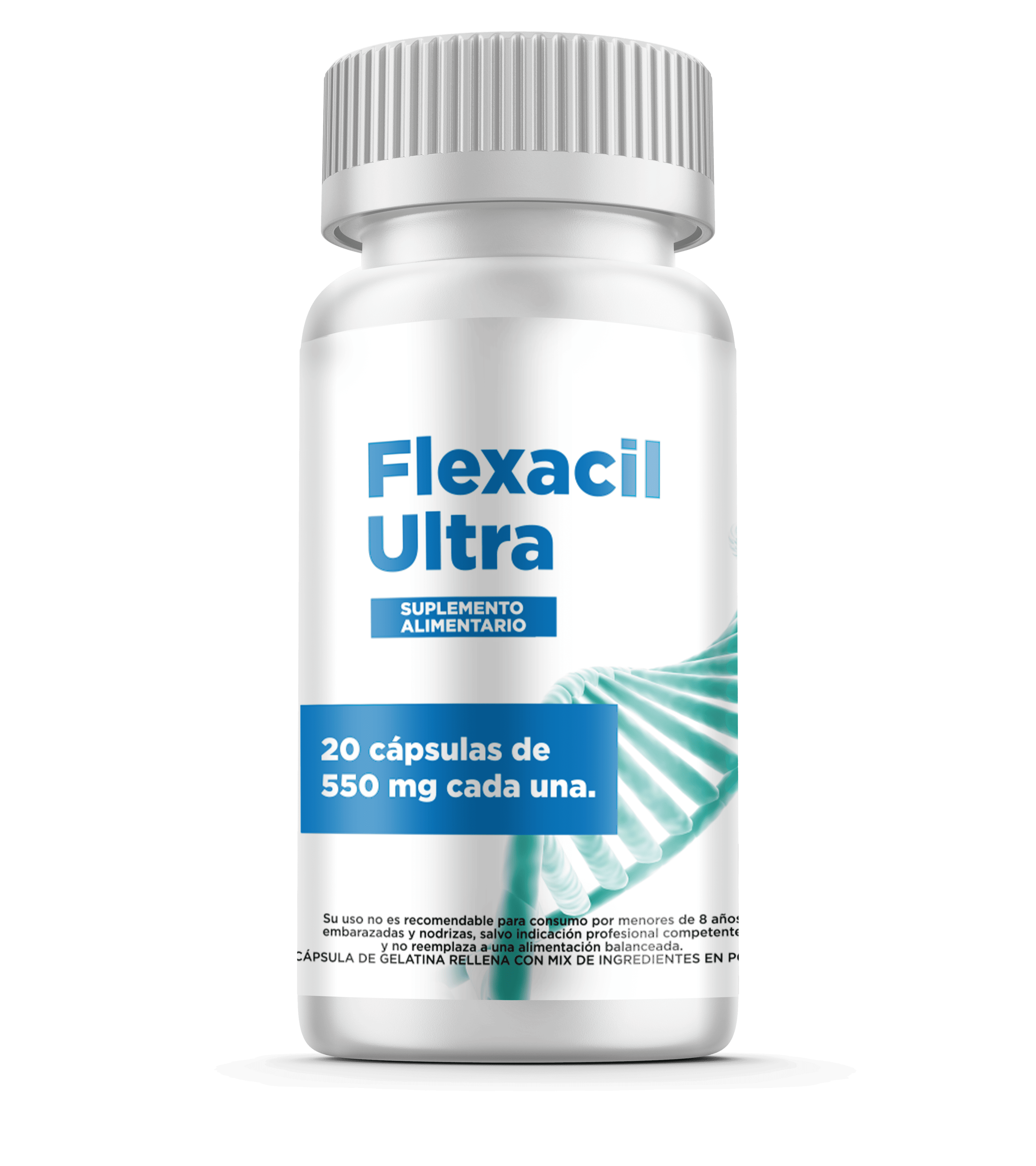 Flexacil - Suplemento alimentario vegetal para el bienestar articular y la movilidad